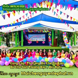 Dù Che Sân Trường Học Quãng Ninh