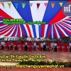 Dù Che Tổ Chức Sự Kiện Sân Trường Học Tại Hưng Uyên 2 Mái Căng Tròn Ngoài Trời