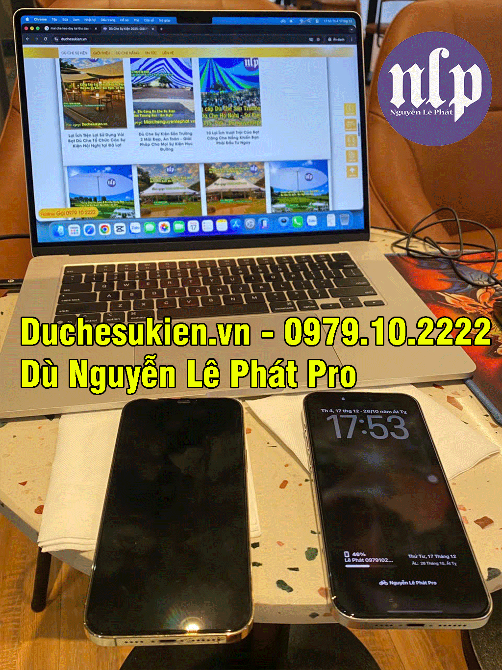 Vải Bạt Dù Che Sự Kiện